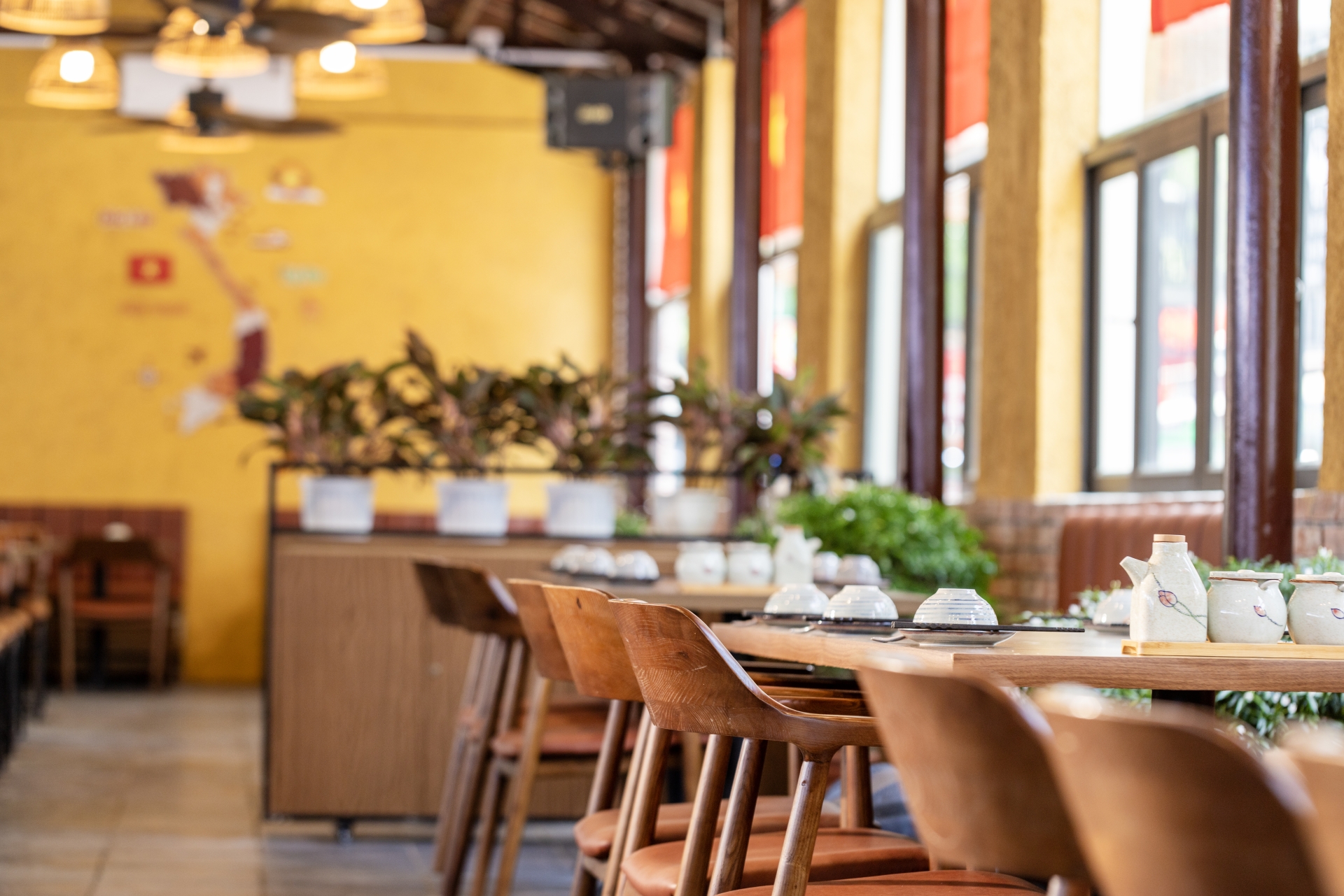 Không gian nhà hàng Ẩm thực Đồng Xuân