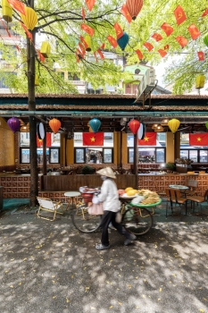 Không gian nhà hàng Ẩm thực Đồng Xuân