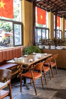 Không gian nhà hàng Ẩm thực Đồng Xuân
