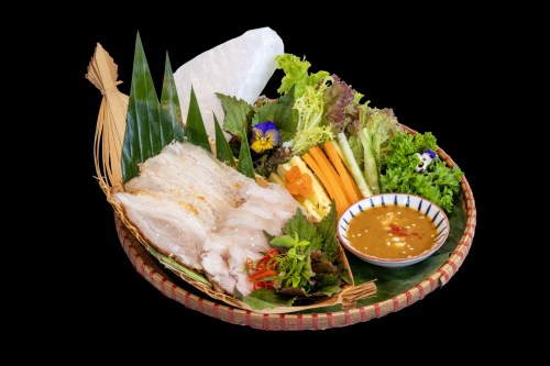 Bánh tráng cuốn thịt heo